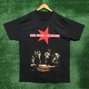 Rage Against the Machine Star Logo Rock Band T-Shirt Size Extra Large